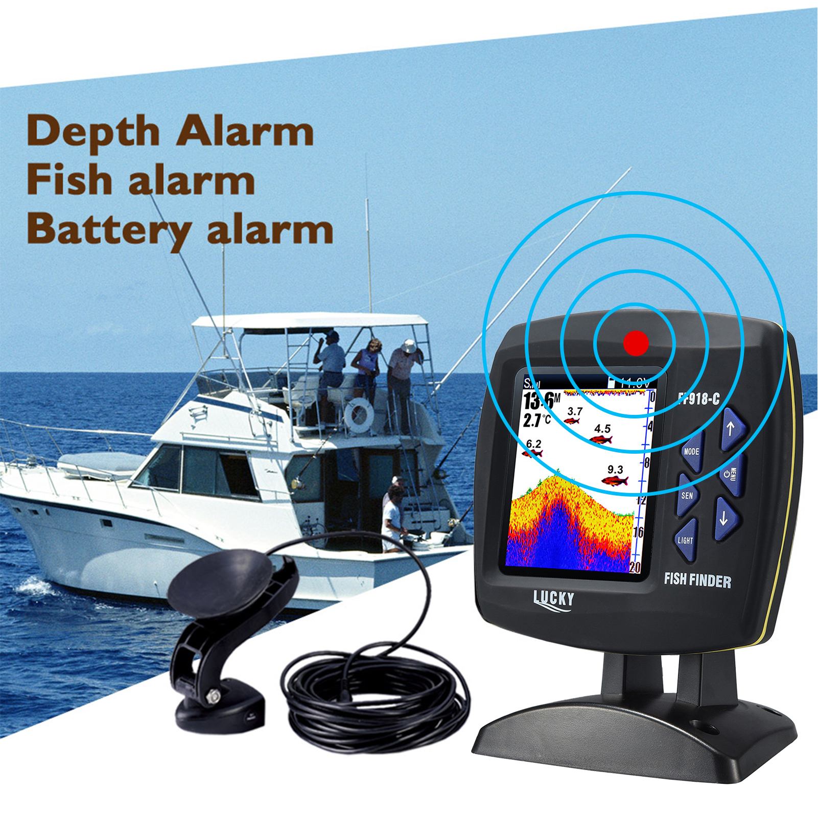 Fish Finder Wired Transducer S – Fish Finder Transducer recenzja i cena