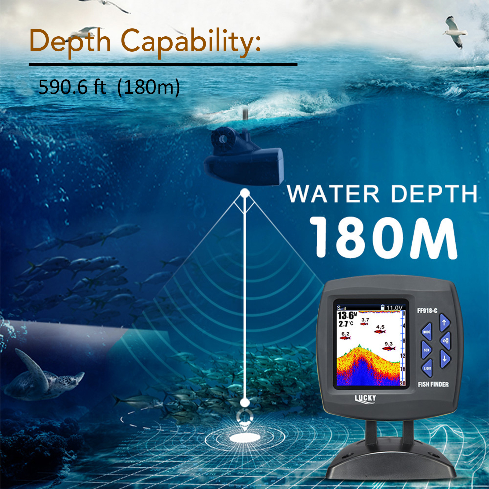 Fish Finder Wired Transducer S – Fish Finder Transducer recenzja i cena