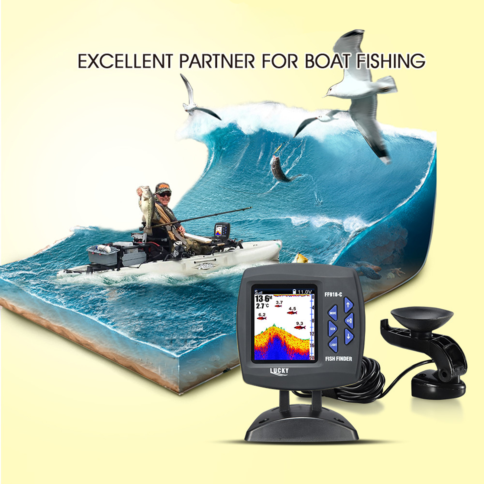 Fish Finder Wired Transducer S – Fish Finder Transducer recenzja i cena