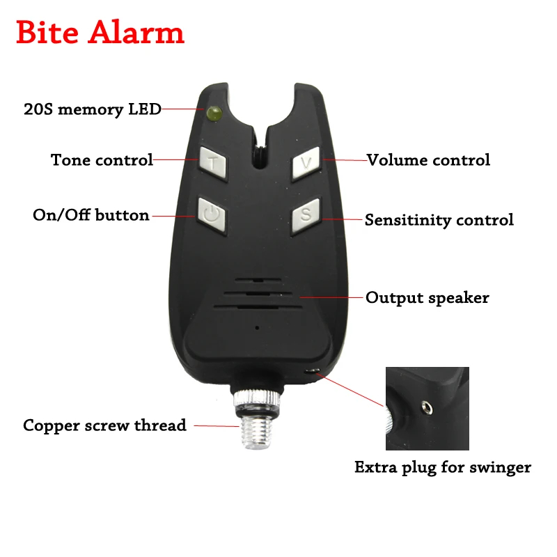 JSFUN 3PCS Carp Fishing Alarm  – Bite Indicator recenzja i cena