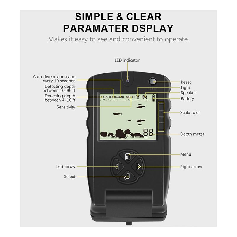 New Portable Fish Finder, Ice  – Fish Finder Portable recenzja i cena