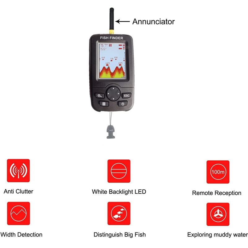 Wireless Sonar Fish Finder, Po – Fish Finder Portable recenzja i cena