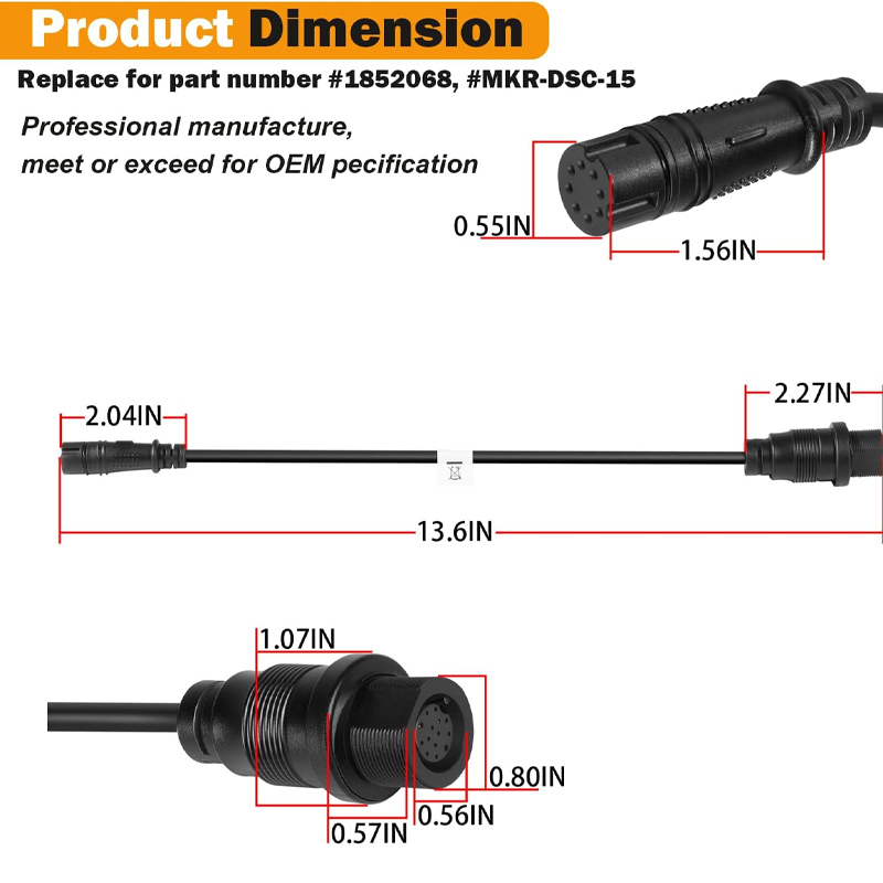 1852078 MKR-DSC-15 DSC Transdu – Fish Finder Transducer recenzja i cena