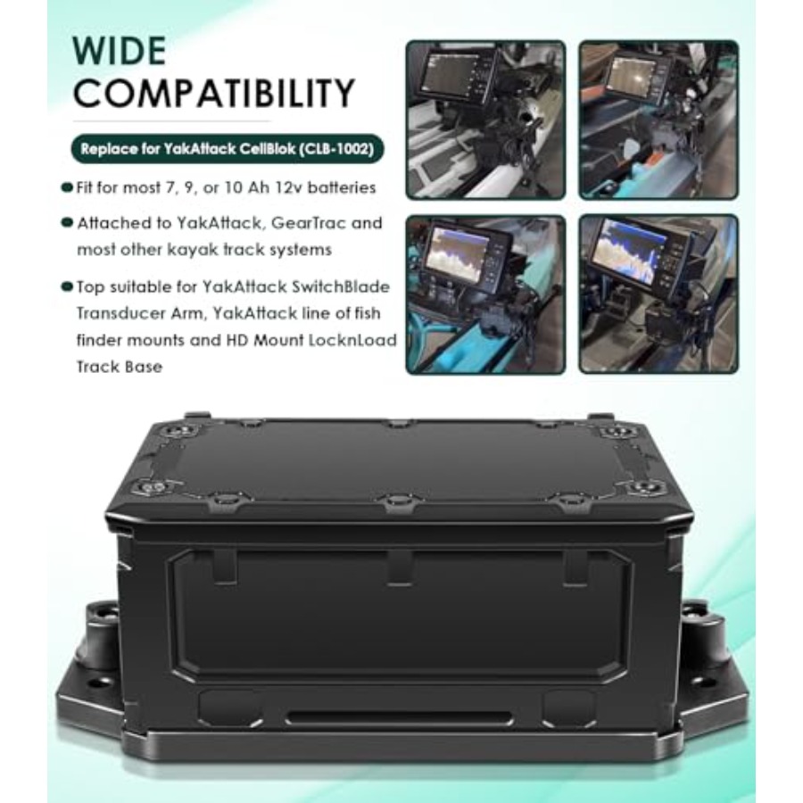 Track Mounted Battery Box for  – Fish Finder Mount recenzja i cena