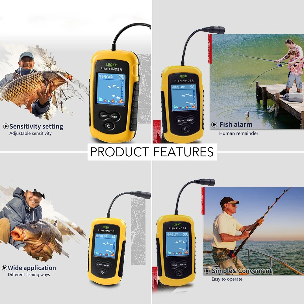 Lucky LCD Color Screen Portabl – Fish Finder Portable recenzja i cena