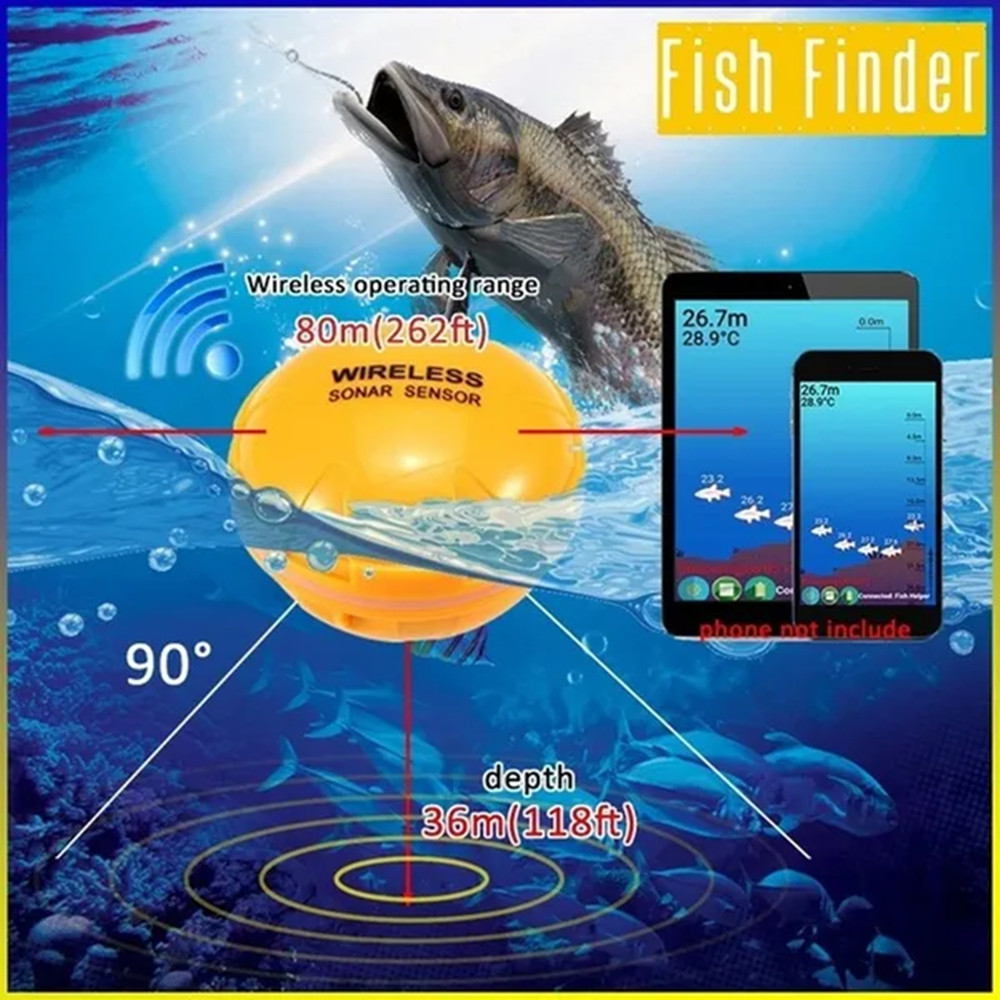 PUPOPAN 100M Brand New Smart P – Fish Finder Transducer recenzja i cena