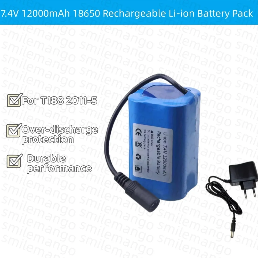 7.4V 12000mAh Battery with USB – Fish Finder Charger recenzja i cena