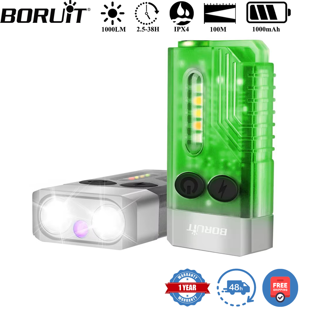BORUiT V10 Keychain UV LED EDC – Fishing Light recenzja i cena