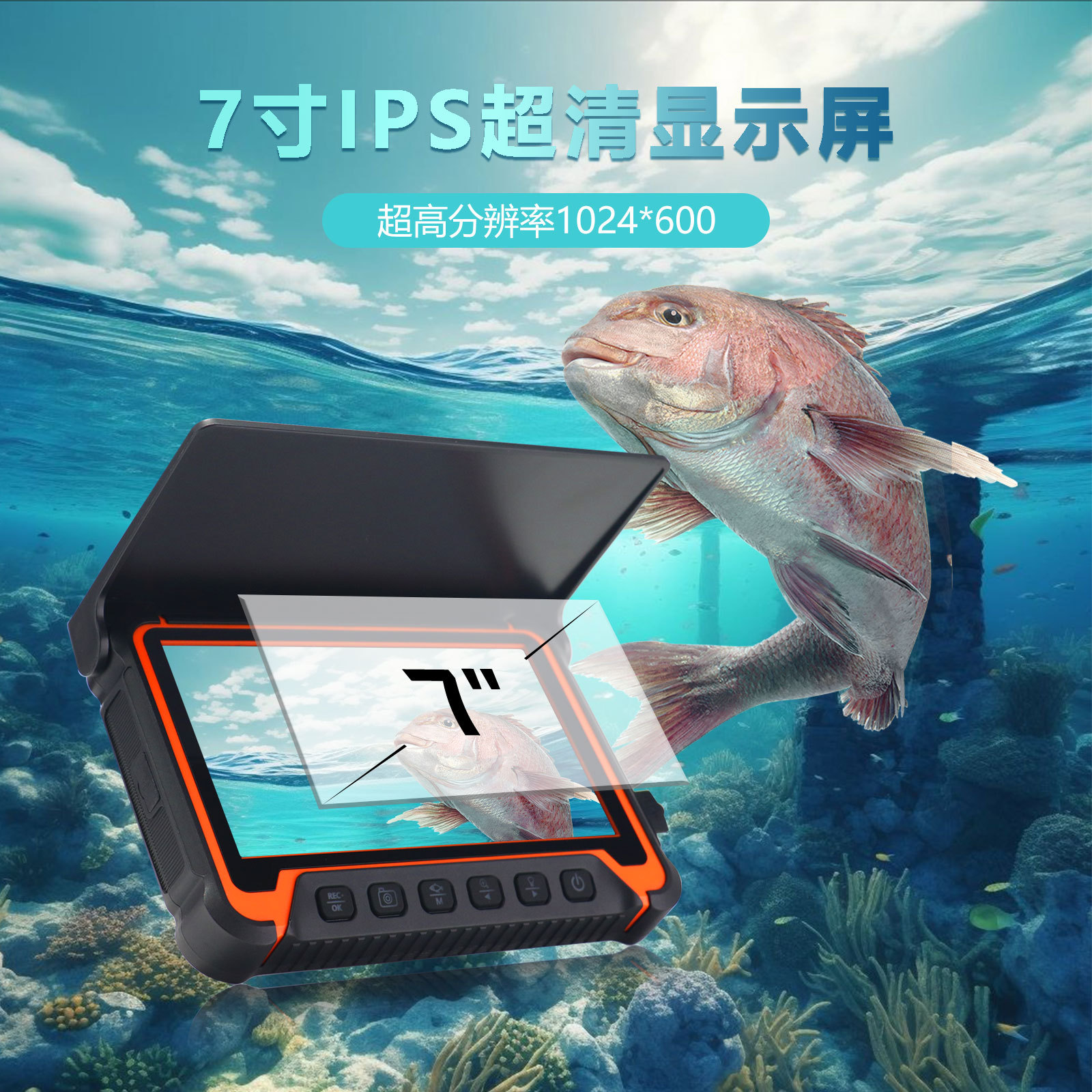 5Inch IPS Screen Underwater 15 – Fishing Camera recenzja i cena