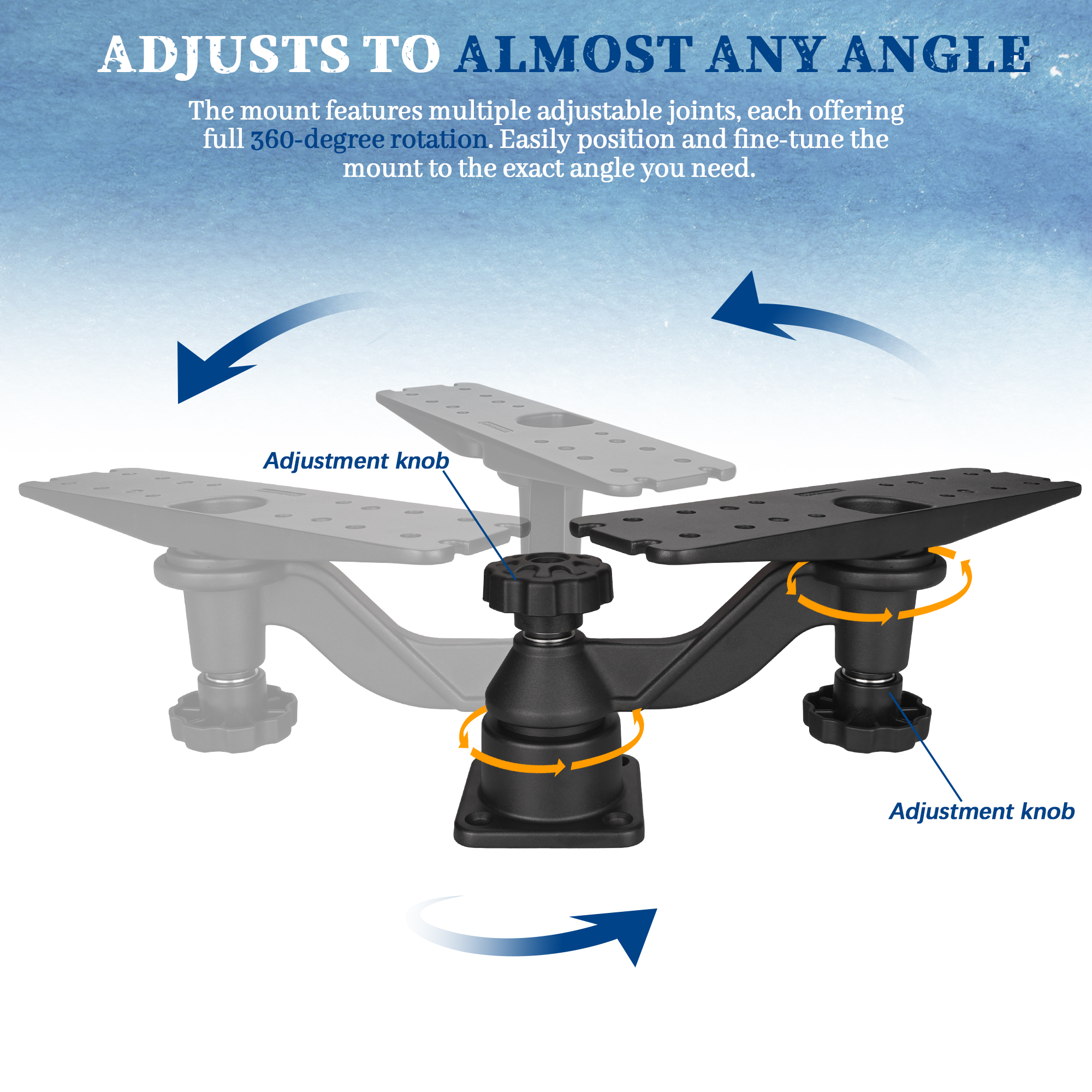 Heavy-duty vertical base mount – Fish Finder Mount recenzja i cena