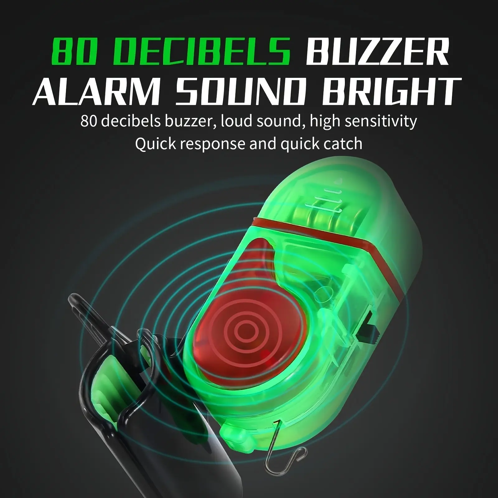 2PCS LED Fishing Bite Alarm, 2 – Bite Indicator recenzja i cena