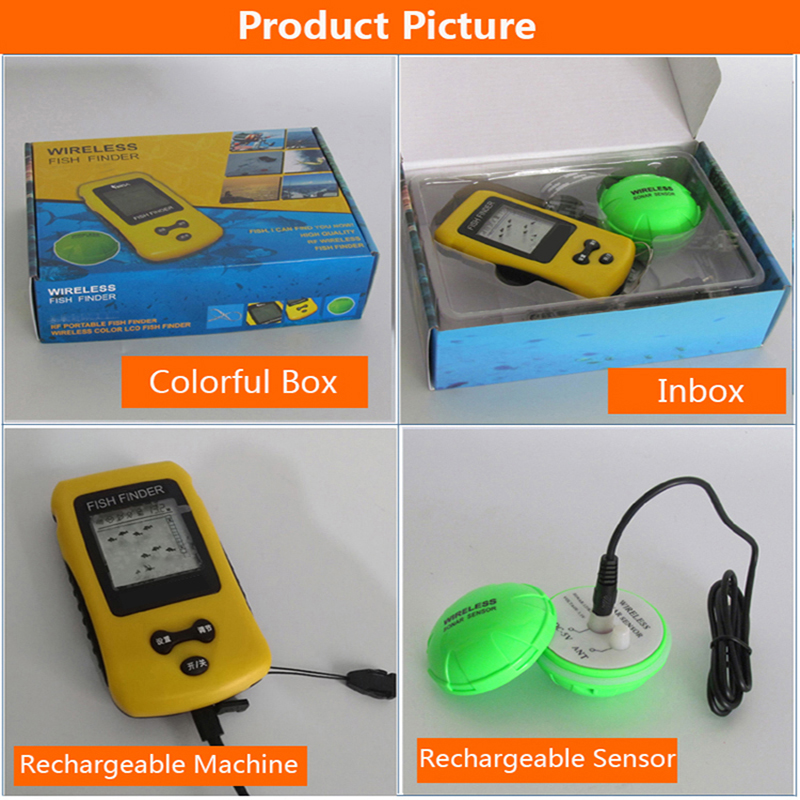 Brand New Colorful Wireless Fi – Fish Finder Transducer recenzja i cena