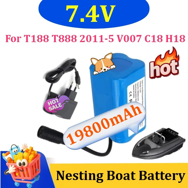 7.4V 19800mAh Battery with USB – Fish Finder Charger recenzja i cena